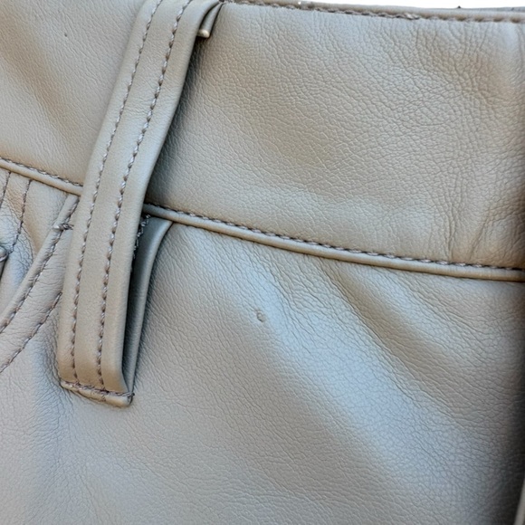 Madewell Faux Leather The Perfect Vintage Straight Jeans - Picture 16 of 16